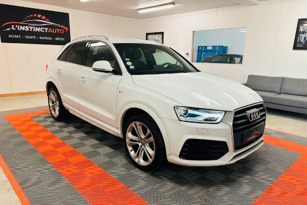 Audi Q3 (2) 2.0 TDI 150 S-Line S-Tronic + CAMÉRA DE RECUL + SIÈGES ALCANTARA + VIDANGE DE BOITE AUTO FAITE