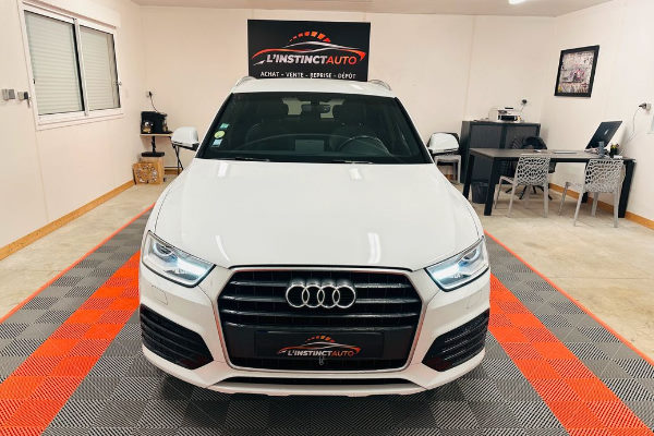 Audi Q3 (2) 2.0 TDI 150 S-Line S-Tronic + CAMÉRA DE RECUL + SIÈGES ALCANTARA + VIDANGE DE BOITE AUTO FAITE